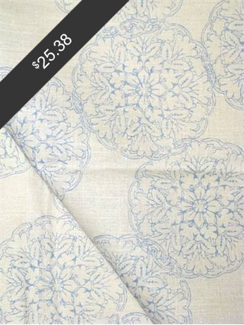 John Robshaw Danda Light Blue for only $25.38 at HouseFabric.com 